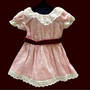 American Girl Samantha Pink Doll Dress